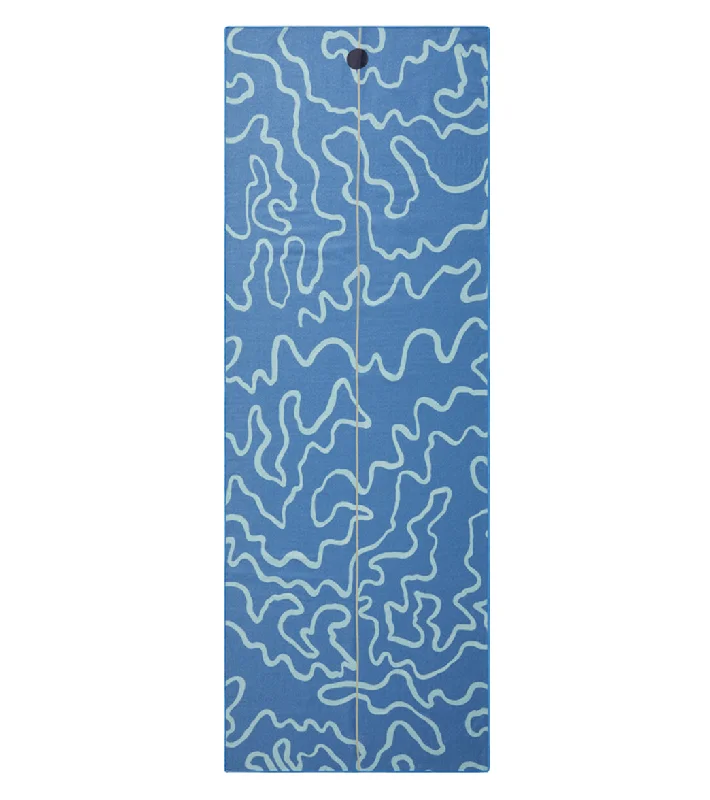 Premium Yoga Blocks And Straps At Lower Prices Manduka Yogitoes® Yoga Mat Towel, 71" Ocean GL