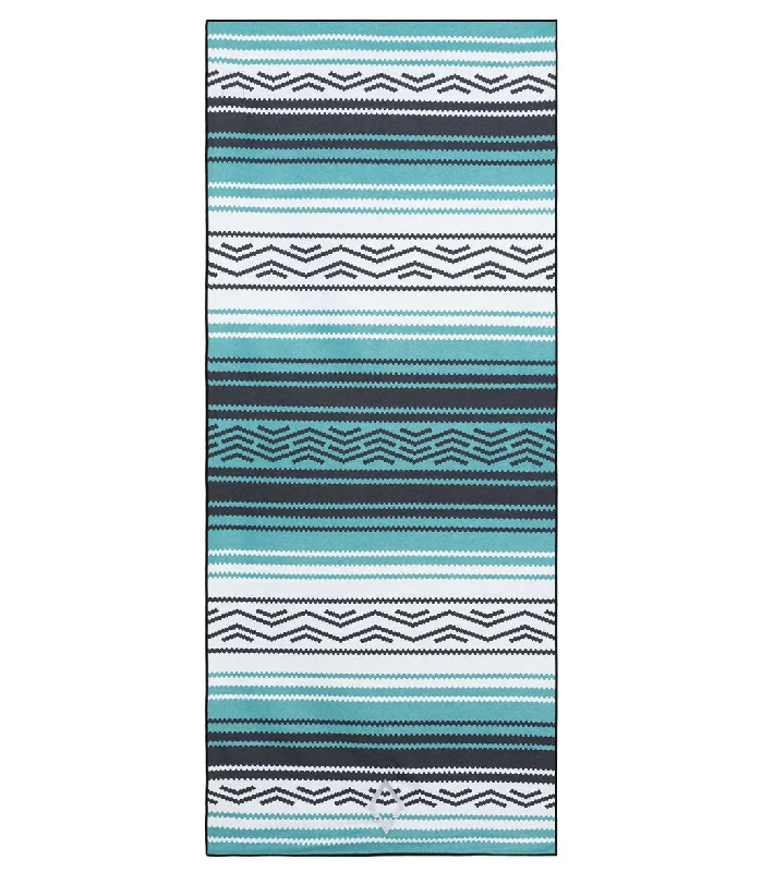 The Perfect Fit For Your Yoga Journey, Now On Sale Nomadix Baja Double-Sided Yoga Mat Towel Aqua