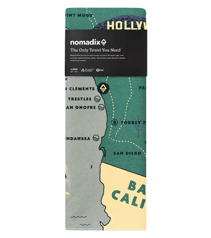 Limited-Time Yoga Gear Sale Nomadix Original Towel California Map Towel 2
