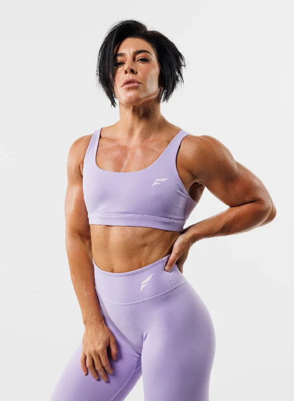 Your Go-To Yoga Outfits Now More Affordable CRISSCROSS ESSENTIAL BRA - DIGITAL HAZE