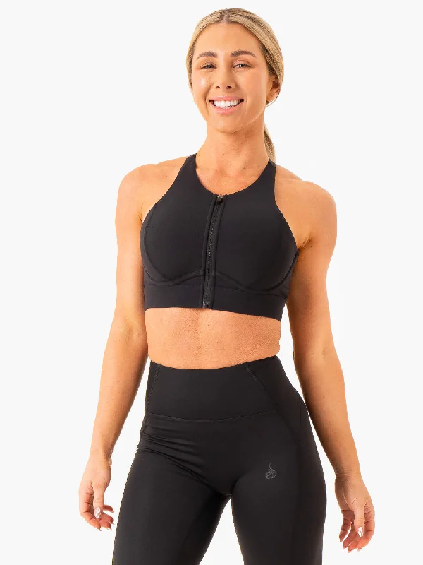 Trendy Yoga Outfits At Budget-Friendly Prices Critical High Impact Sports Bra - Black