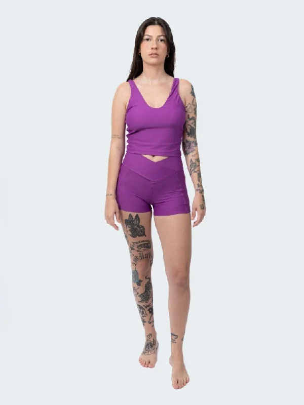 Yoga Wear That Moves With You At Lower Prices Crop Top APRIL - ORCHID