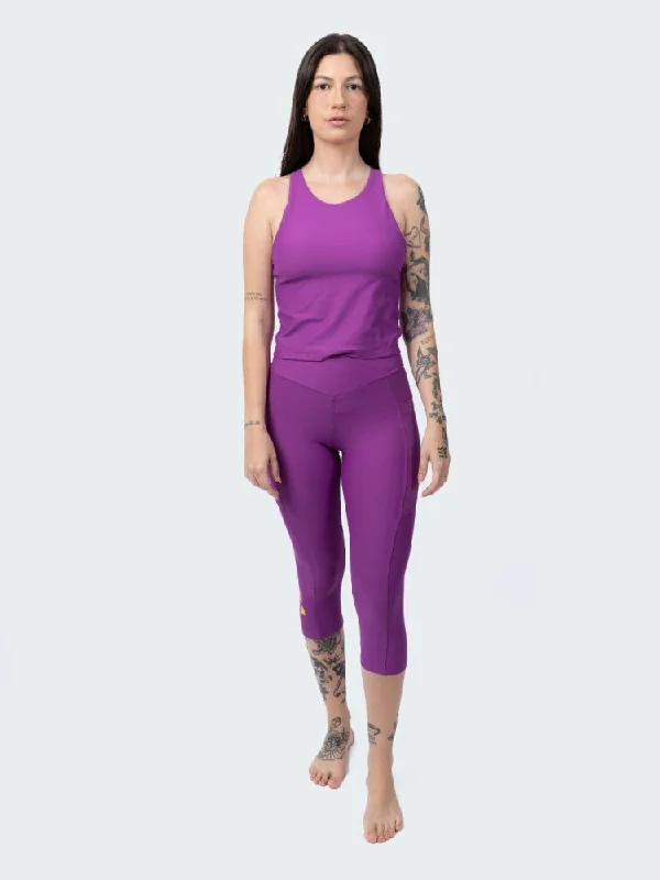 Limited-Time Savings On Yoga Leggings And Tops Crop Top JANEIRO - ORCHID