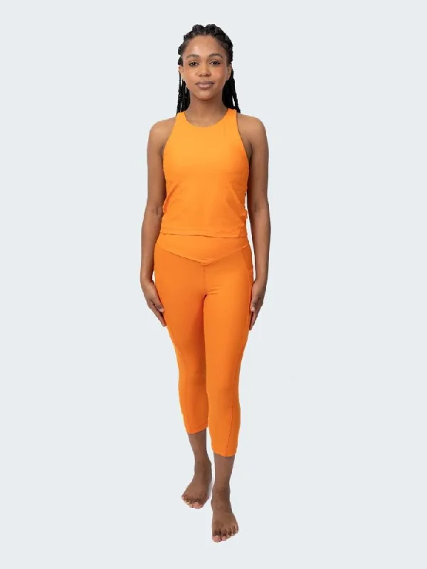 Affordable Activewear Designed For Movement Crop Top JANEIRO - PAPAYA