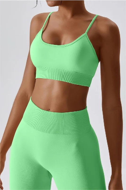 Premium Yoga Wear At Special Discounts Seamless Crossover Sports Bra