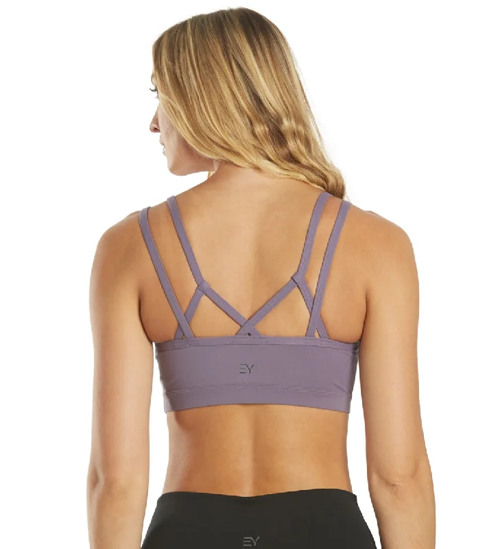 Ultimate Comfort And Style Now At Lower Prices Everyday Yoga Wholesome Solid Sports Bra Purple Taupe