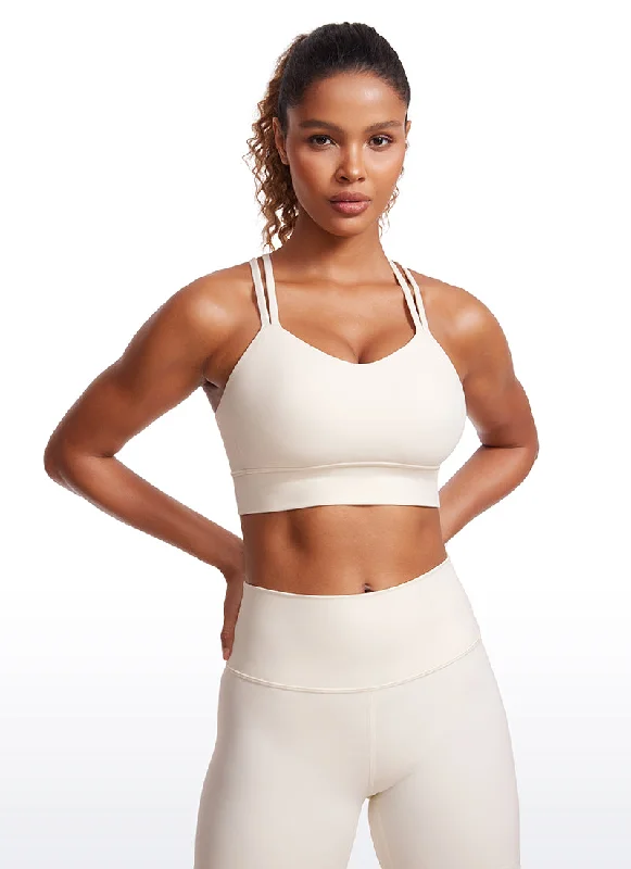 Your Yoga Wardrobe, Upgraded For Less Butterluxe Molded cups Criss Cross Sports Bra