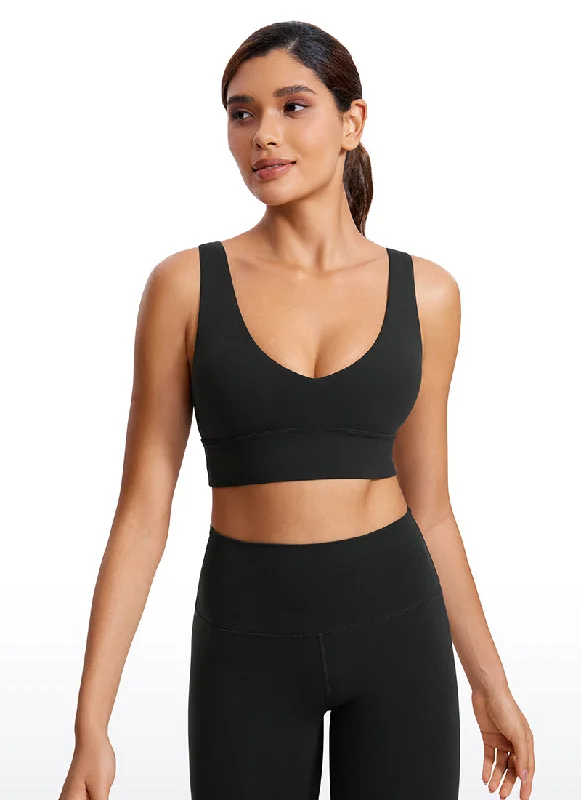Ultimate Comfort And Style Now At Lower Prices Butterluxe Deep V Neck Longline Sports Bra