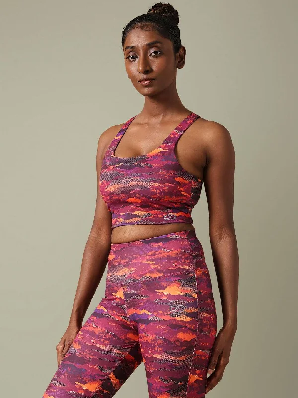 Move Freely With Premium Yoga Clothes At Great Prices High Impact Action Bra With Clasp Purple Haze