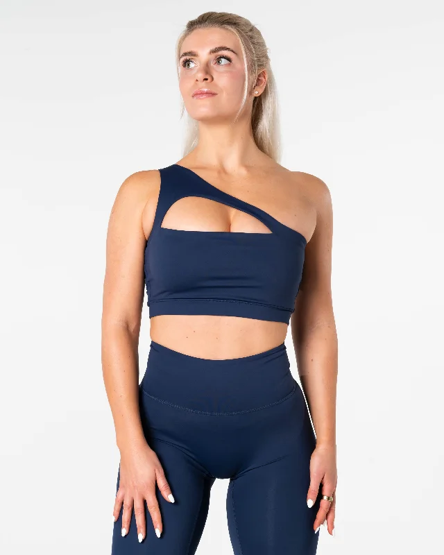 Breathe Easy In Comfortable Yoga Outfits Lumi Top - Blue