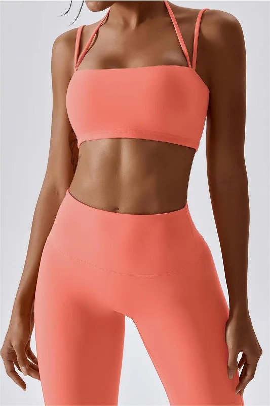 Premium Yoga Wear At Special Discounts Multi-Straps Halter Sports Bra