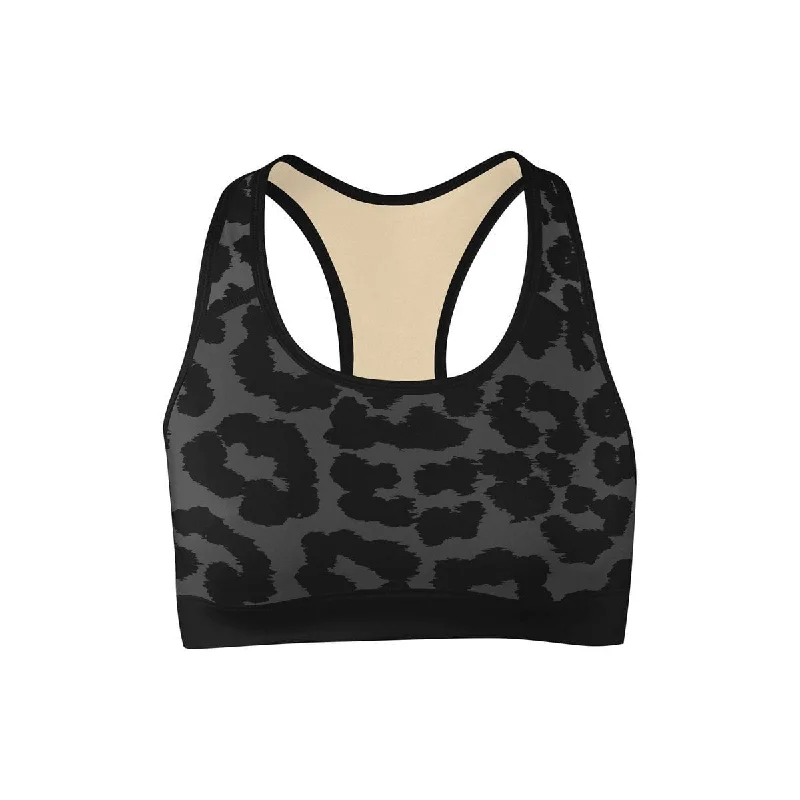 Move Freely With Premium Yoga Clothes At Great Prices Night Leopard Sports Bra