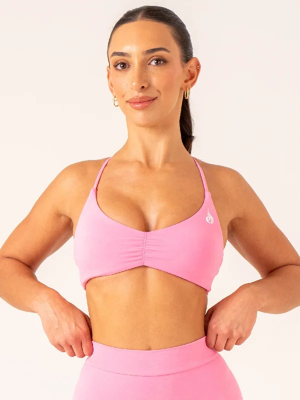 Your Practice Deserves The Best—At Better Prices NKD Stonewash Sports Bra - Pink Stonewash
