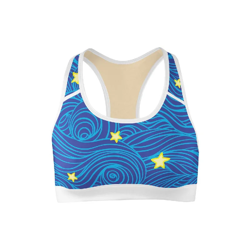 The Perfect Blend Of Comfort And Savings Ocean Stars Sports Bra