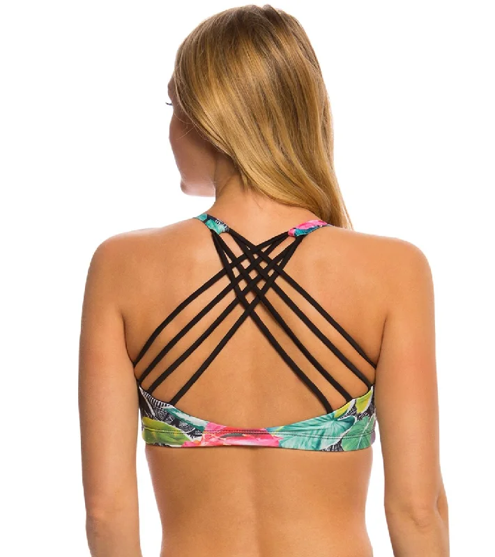 The Yoga Wear Sale You’Ve Been Waiting For Onzie Chic Yoga Sports Bra Aloha/Black Straps