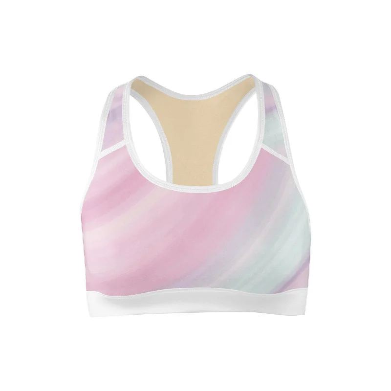 Master Every Pose With Premium Yoga Wear Deals Pastel Sports Bra