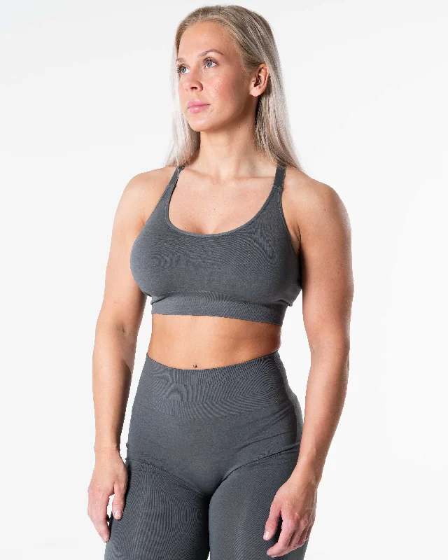 Upgrade Your Yoga Wardrobe For Less Prime Scrunch Top - Granite