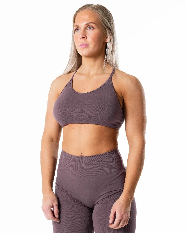 Master Every Pose With Premium Yoga Wear Deals Prime Seamless Top - Dusty Purple