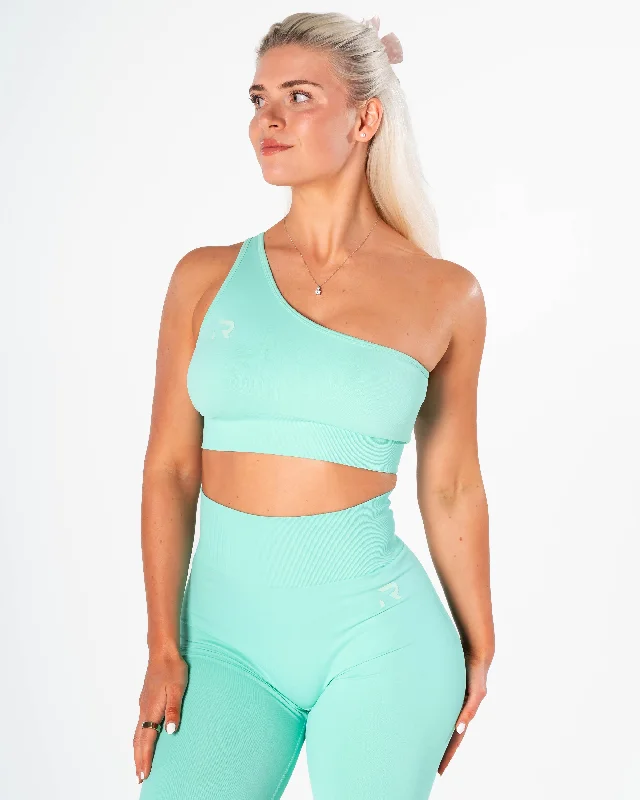 Breathable, Moisture-Wicking, And Budget-Friendly Radiant Single Strap Top - Mint Green
