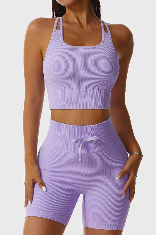 Comfortable, Stylish, And Now More Affordable Ribbed Longline Racer Crop Top