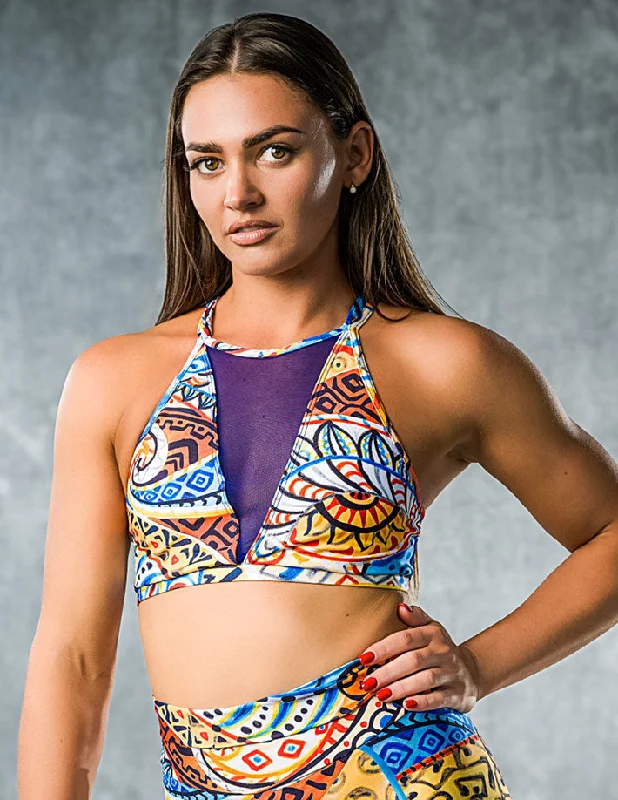 Flow In Comfort With Stylish Discounts Sports bra Victoria Indian Summer
