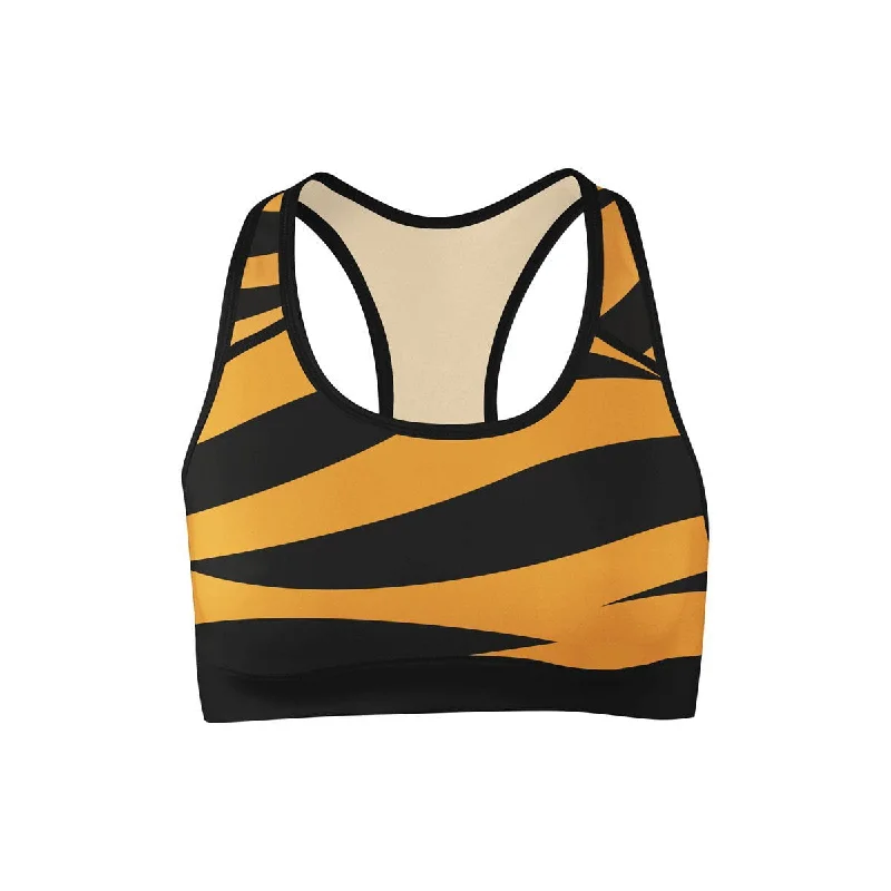 Breathe Easy In Comfortable Yoga Outfits Tiger Sports Bra