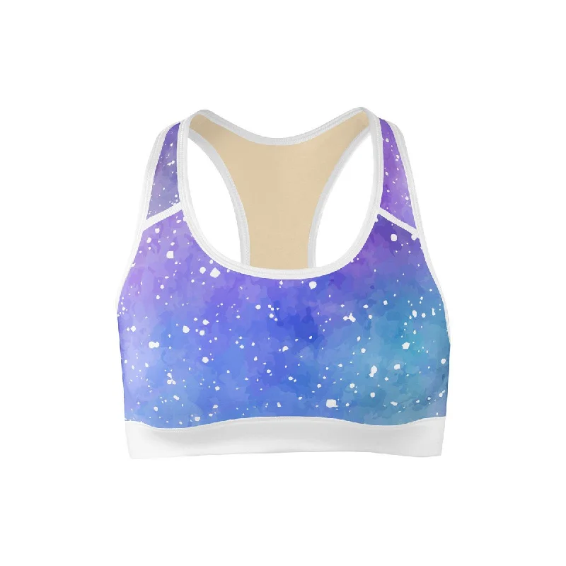 Trendy Yoga Outfits At Budget-Friendly Prices Unicorn Galaxy Sports Bra