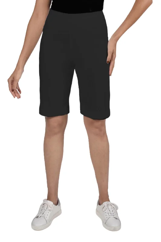 Look And Feel Your Best With Discounted Yoga Clothing Bermuda Short In Black