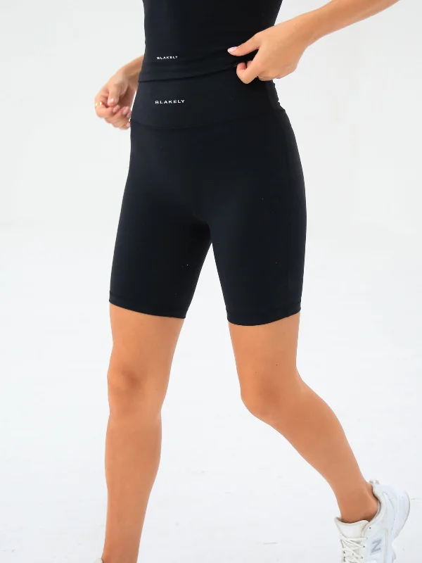 Stretch In Style With Budget-Friendly Yoga Wear Ultimate Soft Shorts - Black