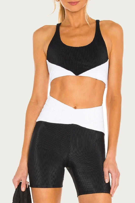 Master Every Pose With Premium Yoga Wear Deals Cora Short In Black/white