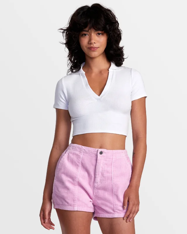 Comfortable, Stylish, And Now More Affordable Daylight Corduroy Shorts - Pastel Lavender