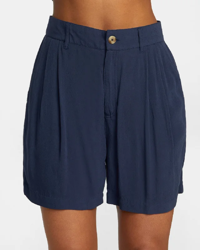 Yoga Wear That Moves With You At Lower Prices Del Mar Shorts - Moody Blue
