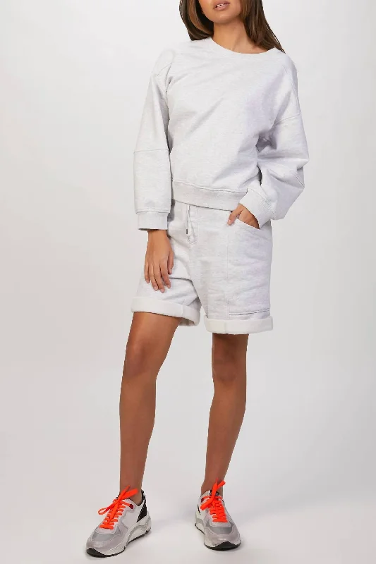Don't Miss Out On Premium Yoga Wear Deals Harlow Shorts In Birch Heather