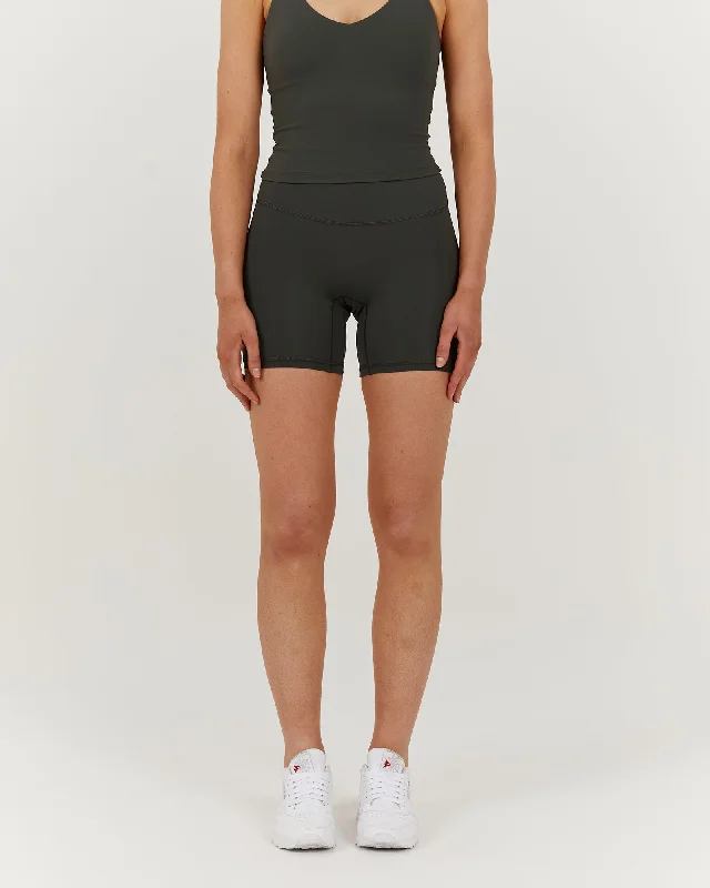 The Yoga Wear Sale You’Ve Been Waiting For LUXE BIKER SHORTS V2 - FOREST