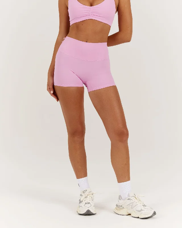 The Perfect Fit At The Perfect Price LUXE MINI SHORTS - GUAVA
