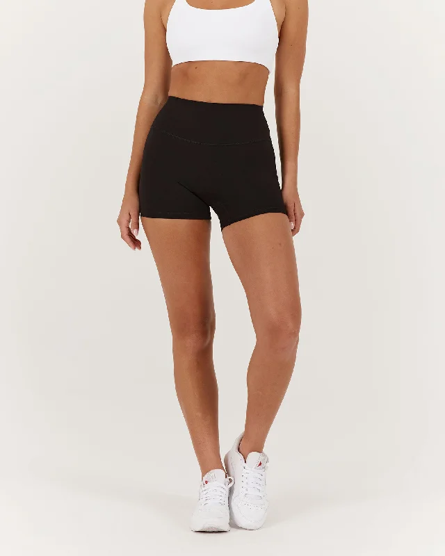 Limited-Time Sale On Stylish Yoga Apparel MOTION SHORTS 4" - BLACK
