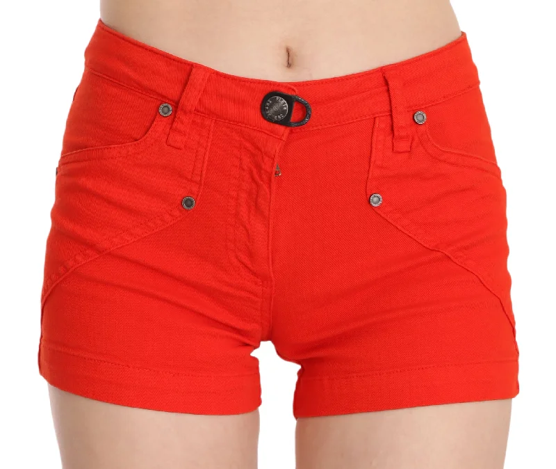 Flex Your Budget With Premium Yoga Clothing Deals PLEIN SUD  Mid Waist Cotton blue Women's Mini