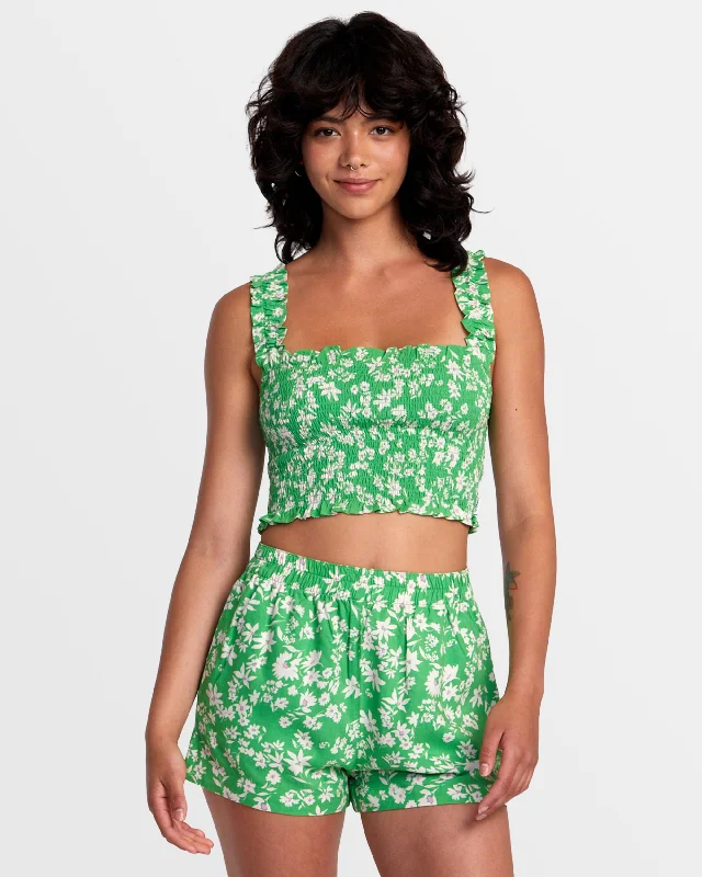 Upgrade Your Yoga Wardrobe For Less Sawyer Eco Viscose Shorts - Classic Green