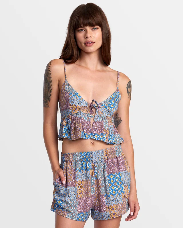 Limited-Time Savings On Yoga Leggings And Tops Sawyer Eco Viscose Shorts - Federal Blue
