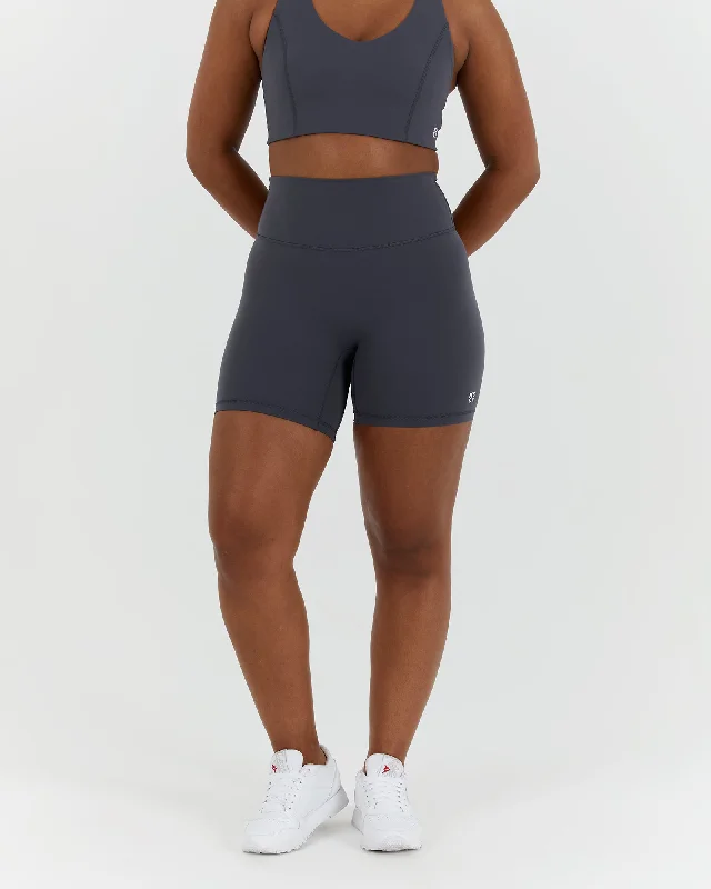 Your Go-To Yoga Outfits Now More Affordable SCULPT BIKER SHORTS - EBONY