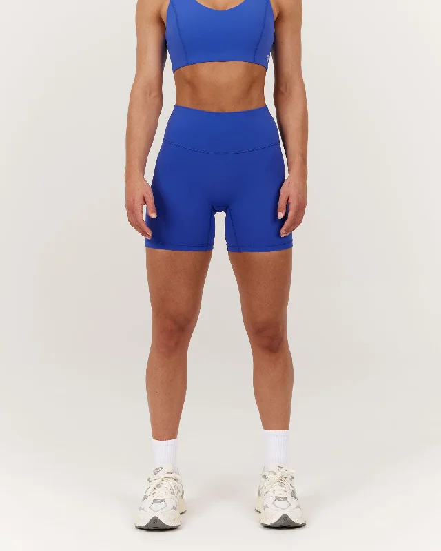 Namaste And Save On Yoga Apparel SCULPT BIKER SHORTS - OCEAN