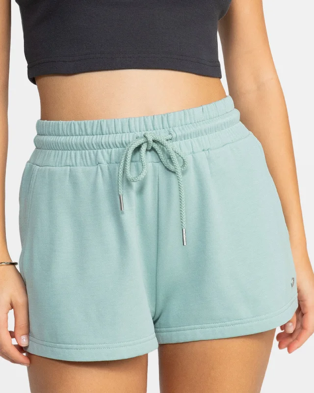 Yoga Wear That Moves With You At Lower Prices Surfing By Moonlight Lounge Shorts - Blue Surf