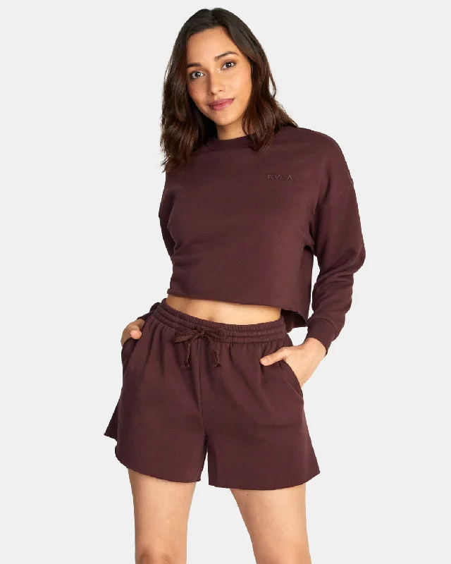 Enhance Your Flow With Stylish Yoga Wear At Great Prices Test Drive Sweatshorts - Espresso
