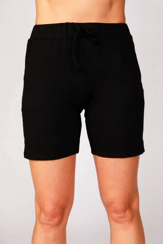 Your Yoga Wardrobe, Upgraded For Less Tie Waist Short In Black