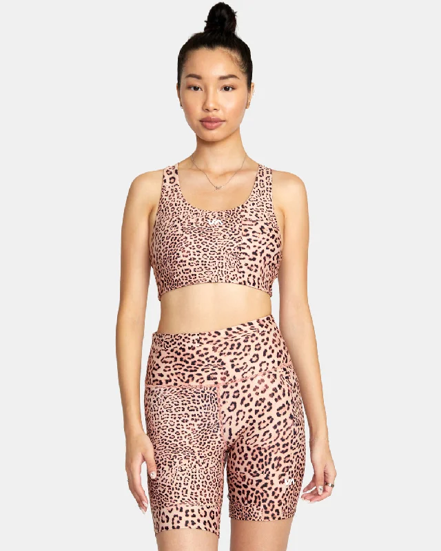 Stretch In Style With Budget-Friendly Yoga Wear VA Essential 7" Bike Shorts - Leo Rising