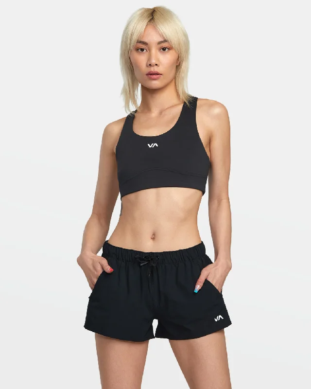 Performance Meets Savings In Our Yoga Wear Sale VA Essential Low-Rise Yogger Sport Shorts - Black