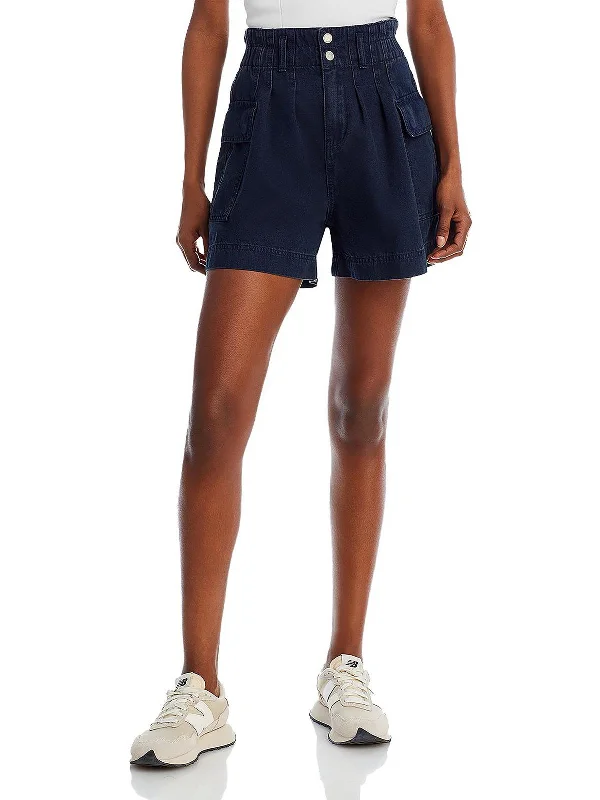 The Yoga Wear Sale You’Ve Been Waiting For Womens Cotton Blend Utility High-Waist Shorts